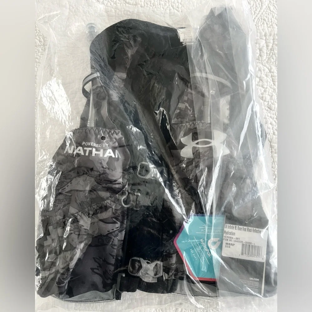 Nathan X Under Armour Infinite 8L Hydrapak Hydration Race Vest Large NEW w TAGS! - Picture 6 of 14